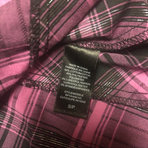 GUESS 🍁 Plaid Button Up | Size Small | S - Picture 5 of 6